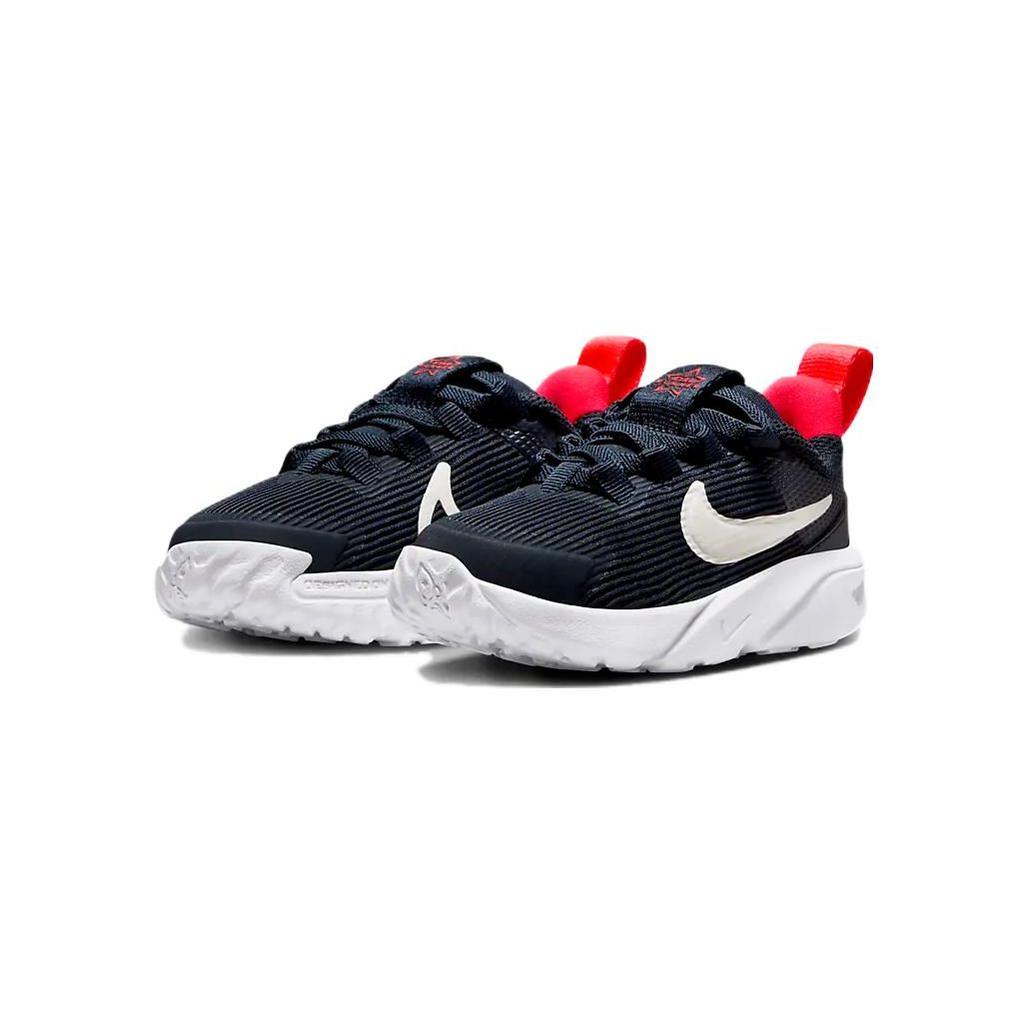Nike Star Runner 4 TD Dark Obsidian Phantom Baby Sneakers Blue Bright-Crimson Summit-White DX7616-401