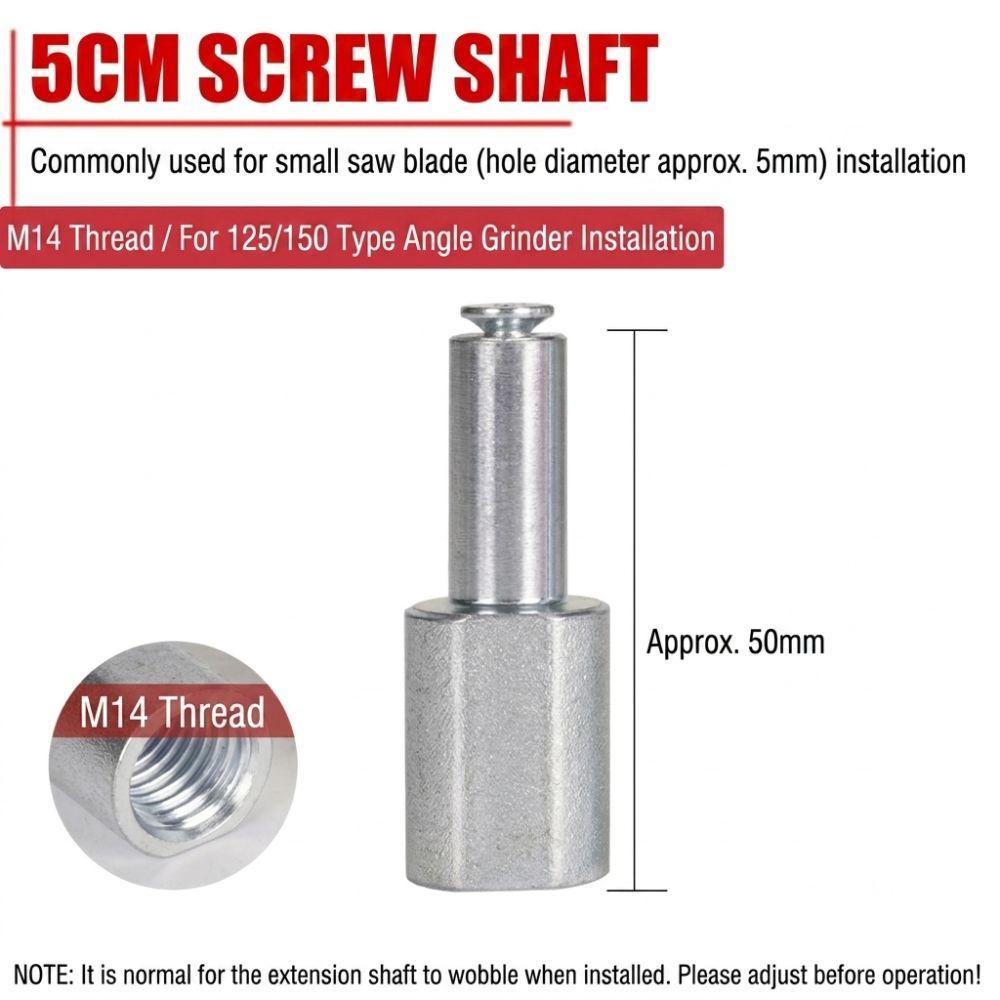 40mm M14 Extended Connecting Rod Grinding Discs For Granite, Marble, Concrete, Ceramic, Porcelain