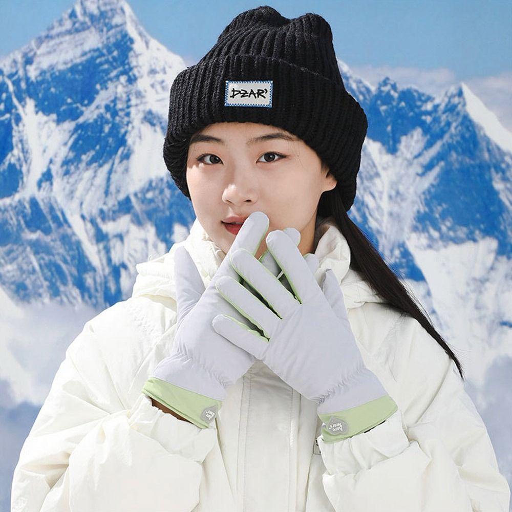Non-slip Riding Gloves Winter Warm Ski Gloves Durable Snow Gloves Hiking