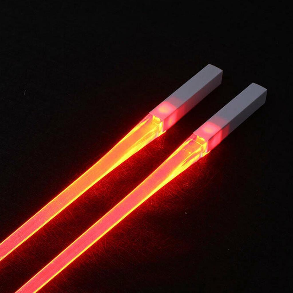 1 Pair LED Chopsticks Durable Lightweight Dining Party
