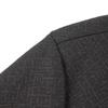 Septwolves Men's 24% Wool Stand Collar Knit Jacquard Jacket