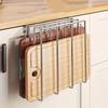 1/2 Floor Kitchen Hook Rack, Can Hang Cutting Boards, Cabinet Door Hooks, and Organize Kitchenware and Bathroom Supplies