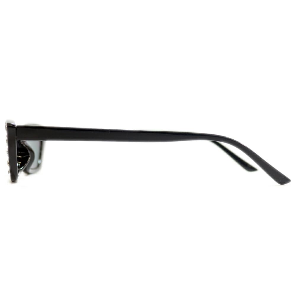 [MERRY PLEASURE] Sunglasses for Men and Women, Fashion Glasses, Cat Design, Cat Eye, Rhinestone, Cat Goods