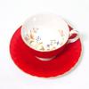 Aynsley Cottage Garden Tea Cup & Saucer, Oban, Approx. 200ml, Red, 297305206C