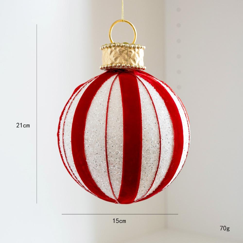 Creative Foam Christmas Hot Air Balloon Red&White DIY Decor Christmas Pendants Flannel Tree Ornaments Holiday Supplies