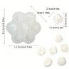 1pc Valentine's Day Porous Flower Shape Silicone Mold DIY Making Aromatherapy Gypsum Home Decoration Cake Decoration