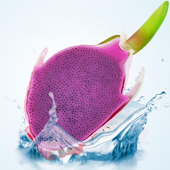 Dragon Fruit Stress Relief Toy with Tweezers Double Layers Fruit Seeds Removal Toy Blackhead Pimples Popping Decompression Sensory Toy