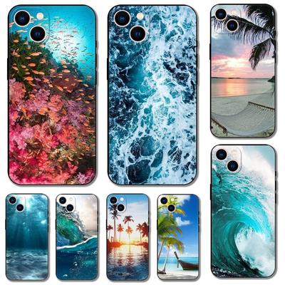Sea Wave Phone Case For iPhone Samsung Galaxy Redmi Xiaomi Oppo OnePlus Note S A 7 8 9 10 11 12 13 14 20 21 22 23 53 54 Pro Max Plus Ultra TPU Soft