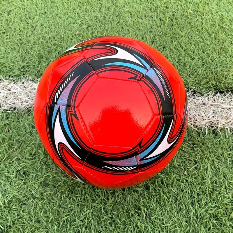 Size 5 Machine-Stitched Soccer Ball Black White Thicken Durable for School Exam Match Training Size 4 3 for Kids Students