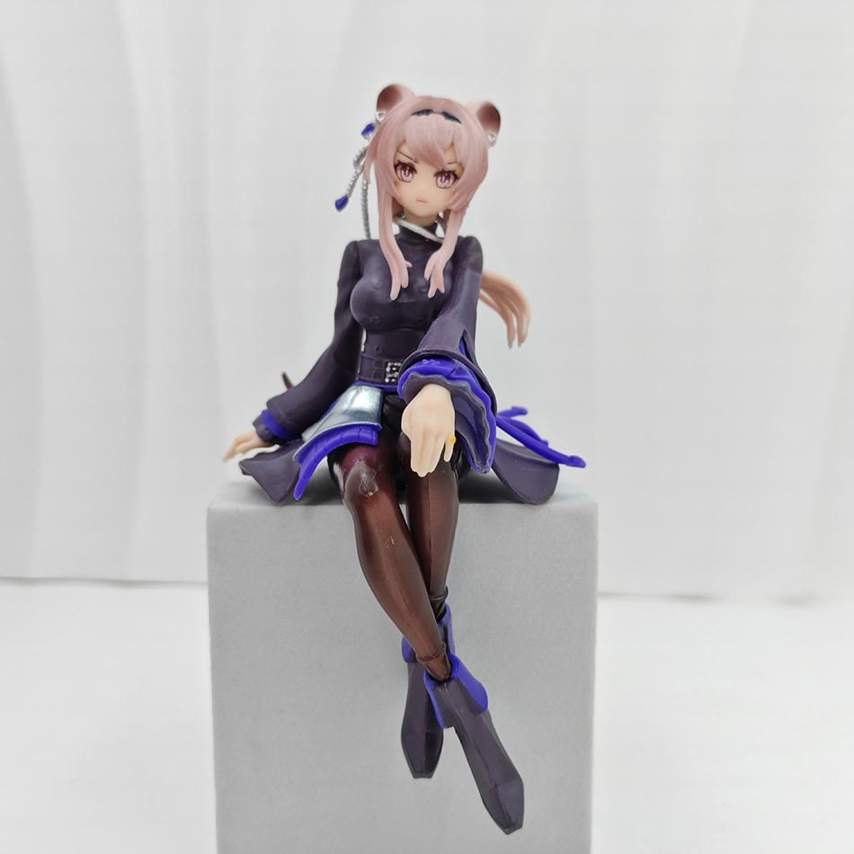 Game Arknights Lin Figure Sitting Noodle Stopper Anime Figure Action Figurine Model Collectible Ornaments Decoration Doll Toy