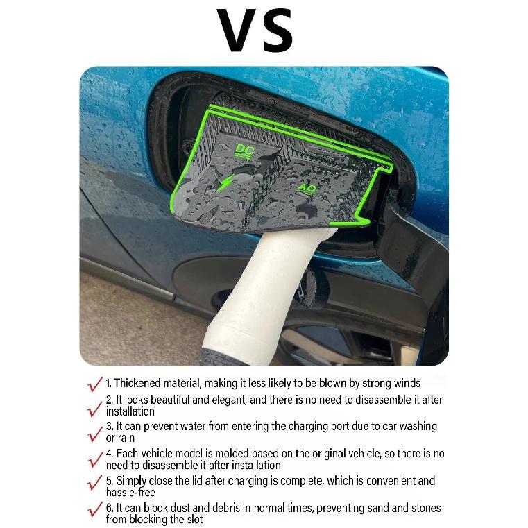 New Energy Car Charg Rain Cover For BYD Seal 05 5 DM i HA6 Accessories 2025~2027 Auto Parts Charging Gun Waterproof Protect Case
