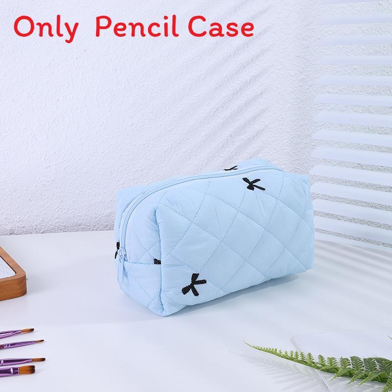 Cute Polyester Cosmetic Pouch With Butterfly Design For Travel And Daily Use