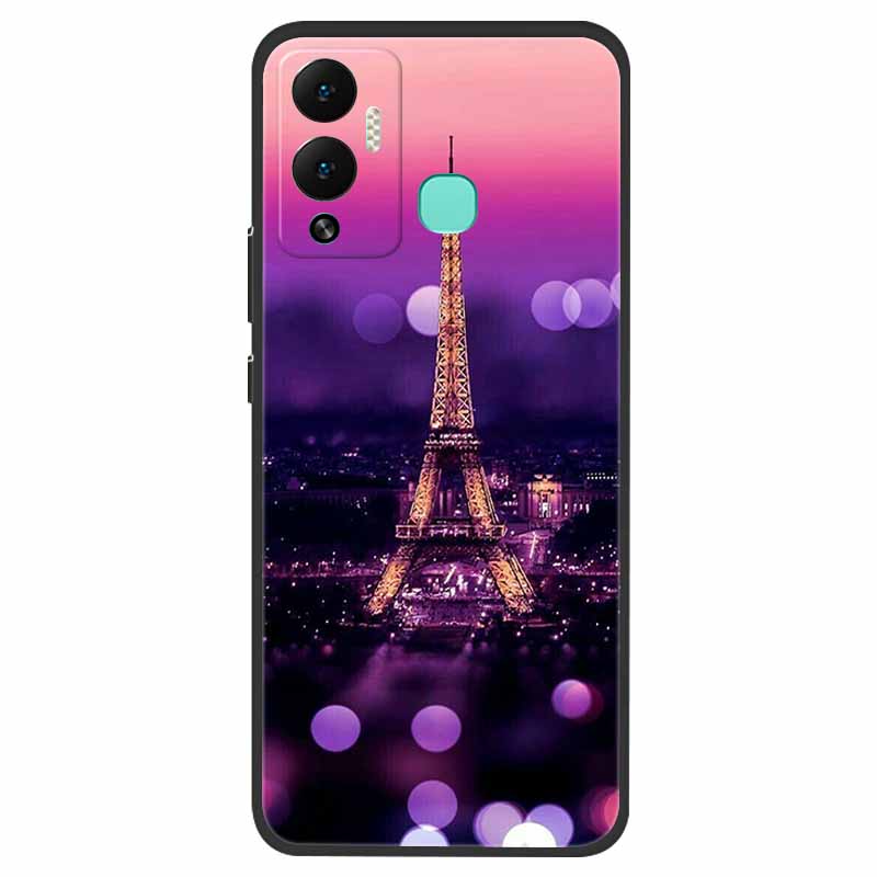 For Infinix Hot 12 Play NFC Case X6816D Shockproof Silicone Soft TPU Phone Cover for Infinix hot12 play NFC Case Bumper Funda