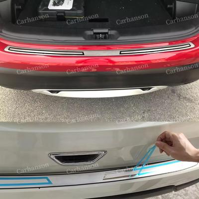 Για Nissan Qashqai J11 2017- Διακοσμητικό Πορτμπαγκάζ Προστατευτικό Πίσω Προφυλακτήρα Αυτοκινήτου Κάλυμμα Μαρσπιέρων Αυτοκόλλητα Αυτοκινήτου Αξεσουάρ Styling