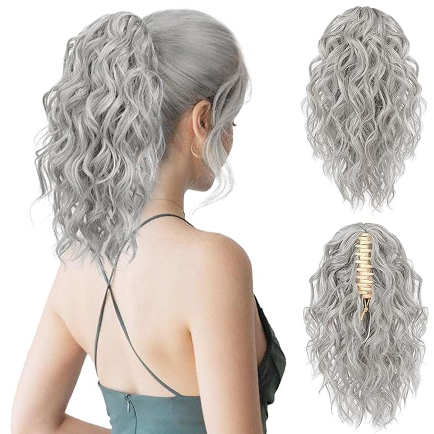 

Многослойный волнистый пушистый толстый зажим для наращивания волос на заколках-хвосте, мягкий синтетический парик темно-коричневого цвета, натуральный парик 30cm