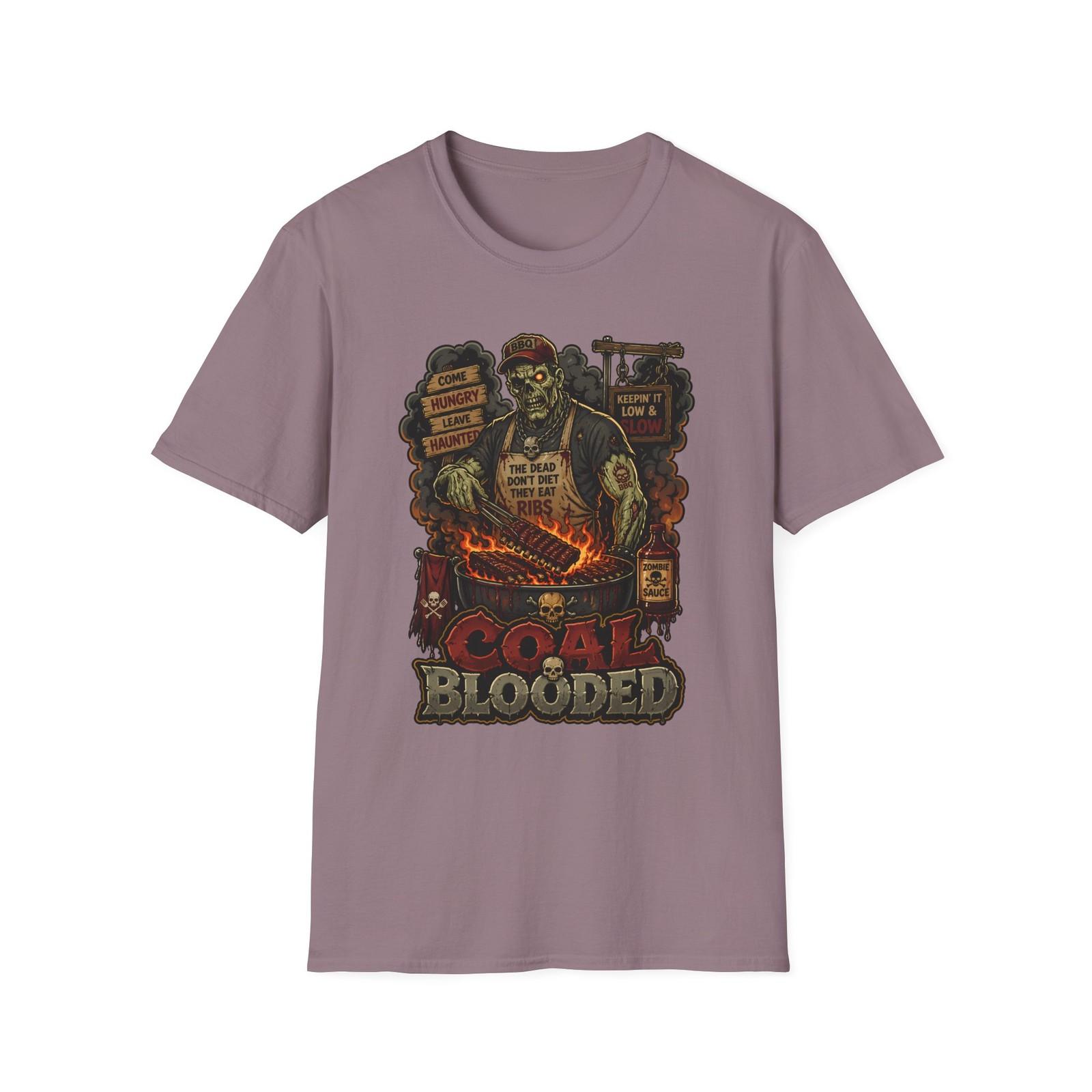 Zombie Pit Boss BBQ Funny Horror Grill Unisex Softstyle T-Shirt S