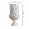 Decorative Vase Antique Style Sculptural Classical Urn for Home Decor