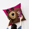 MMasha And BBears Personalized picture text home decorative pillows Household Gifts 45x45cm