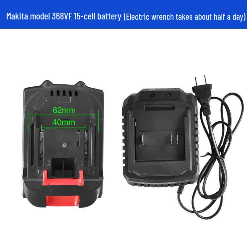High-Power Electric Impact Wrench & Drill with Universal Battery Compatibility