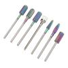 7pcs Drill Bits for Nails Tungsten Carbide Drill Bits Manicure Pedicure Remover Tools for Acrylic Gel Nails