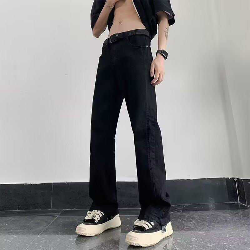 American Retro Jeans Men's Autumn Casual Pants Trendy Brand Boys American High Street Trousers Versatile Straight Pants Trendy