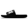 Offcourt Slide Size W, Black/White, BQ4632-010, 26.0cm (Japan)