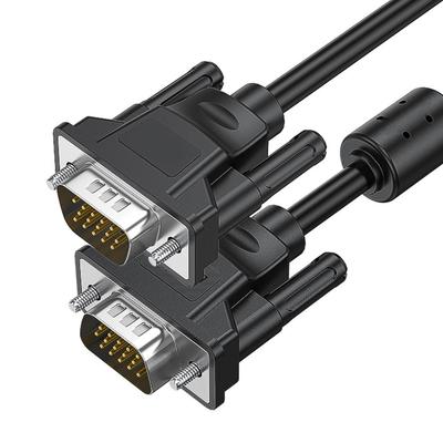 VGA Kabel Samec na Samec Plně Měděný Dvojitě Stíněný 15 Pinový HD 1920x1080 60Hz VGA Kabel pro Počítač