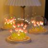 Tulip Night Light Gift Ambience Decoration Handmade LED