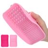 2pcs Silicone Makeup Brushes Cleaning Pads Mats Cosmetic Makeup Brush Cleaners Washing Tool
