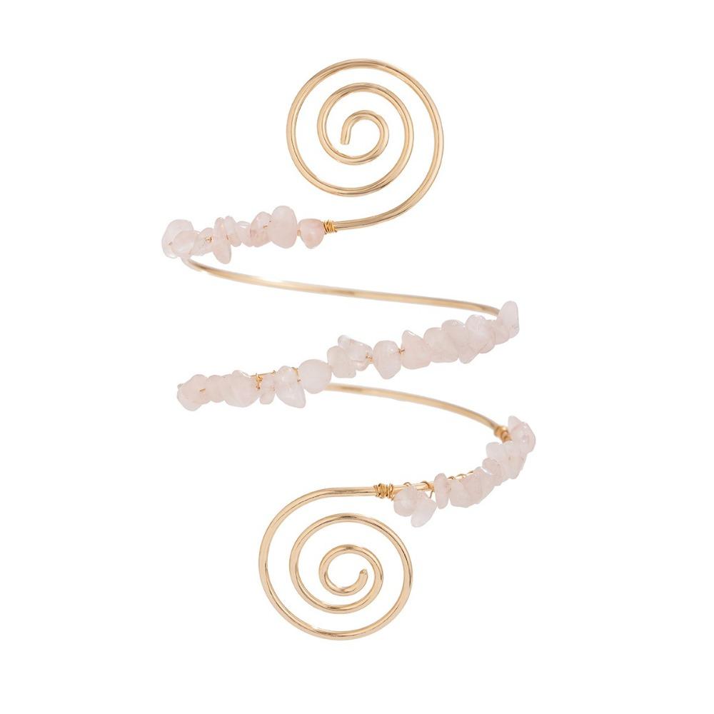 Handmade Craft Adjustable Armband Alloy Open Bangle Glamorous Bohemian Arm Cuff  Retro Fashion