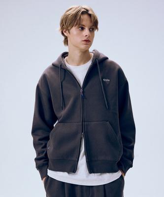 Sweat Zip Hoodie [Charcoal]