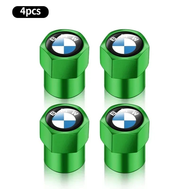 4 st Metall Bilhjul Däckventil Luftventil Kåpor För BMW M M3 M5 F10 F30 F20 E28 E30 E34 E36 E39 E46 E91 Performance X1 X2 X5