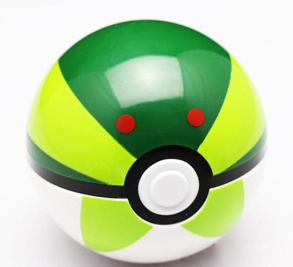 1Pc Pokeball + 1pc Free Random  Figures Inside 1:1 Anime Action & Toy Figures Christmas Gift for Children