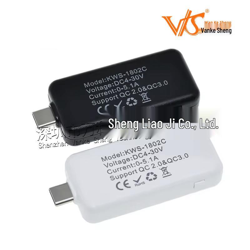 Type-C Multi-Functional USB Tester & Charger with Digital Voltmeter/Ammeter Display