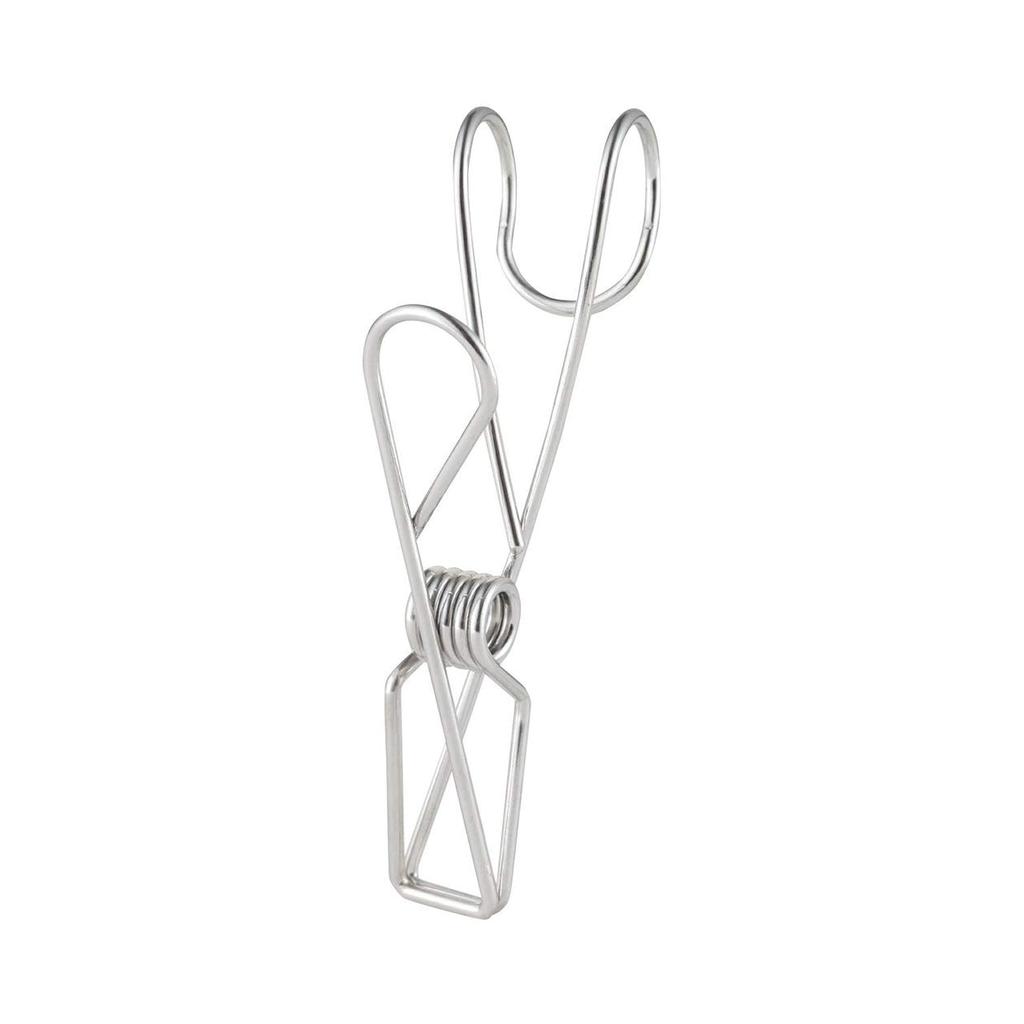 MUJI Stainless Steel Hanging Wire 4 Width 2 X Depth X Height Cm 38755586 Silver Clip, Pieces, 5.5 9.5