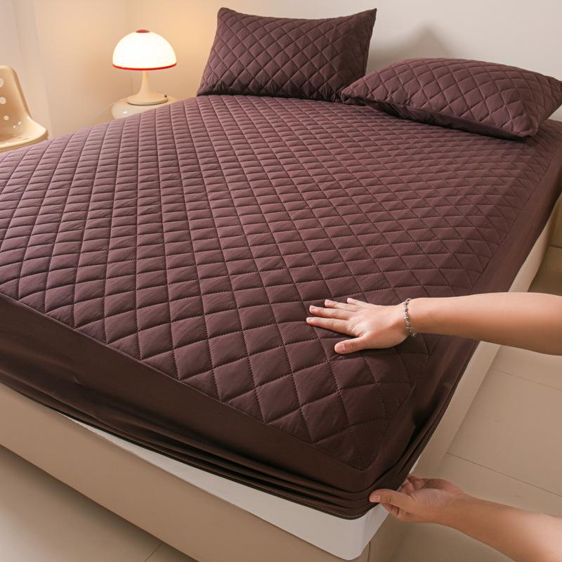 1 X Waterproof Mattress Protector - Thickened, Machine Washable, Waterproof Bedding Protector for Bedrooms, Dormitories- Pillowcase Not Included
