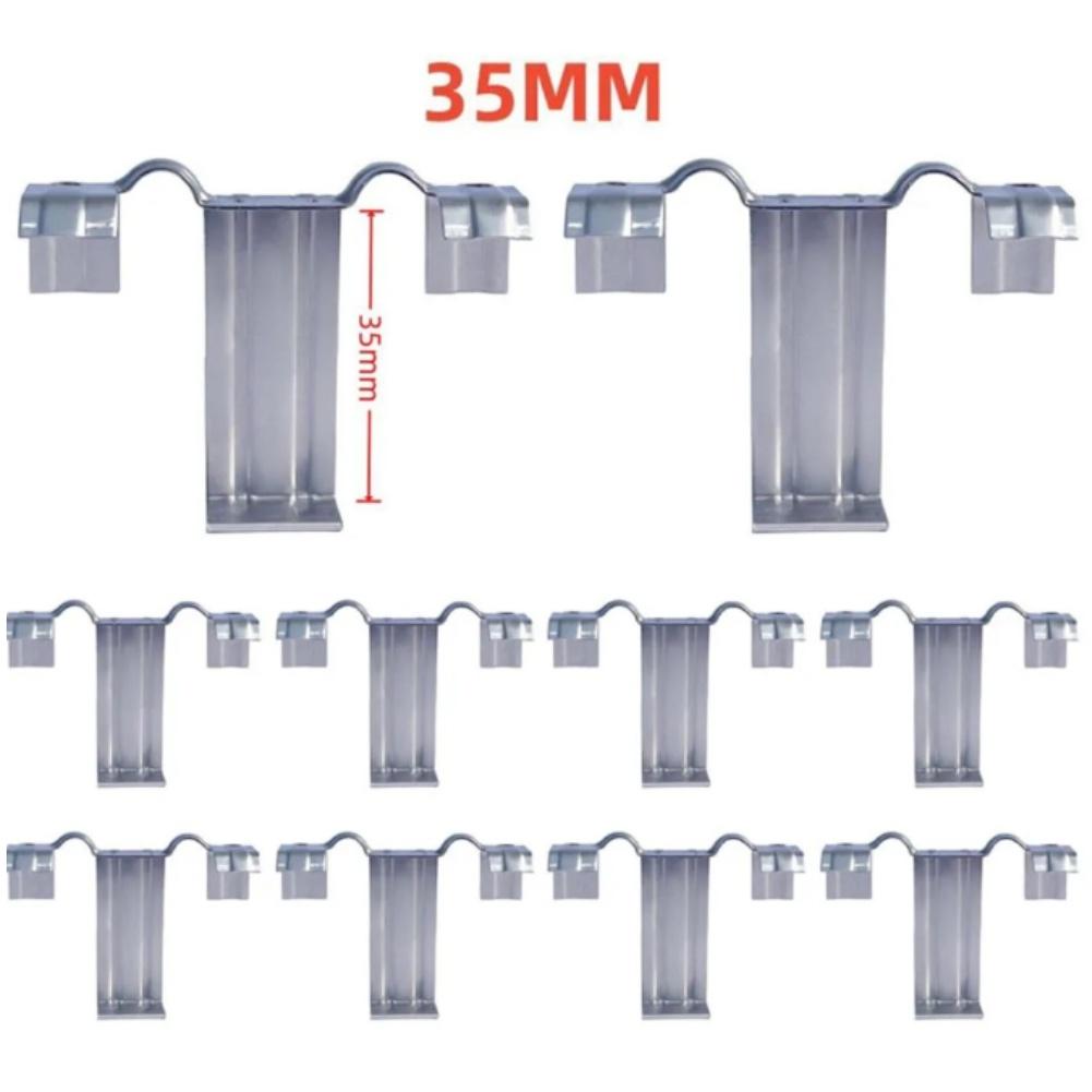 1pc 30/33/35/40mm Photovoltaic Panel Water Guide Clip 304 Stainless Steel Solar Panel Water Drain Clip PV Module Diverter