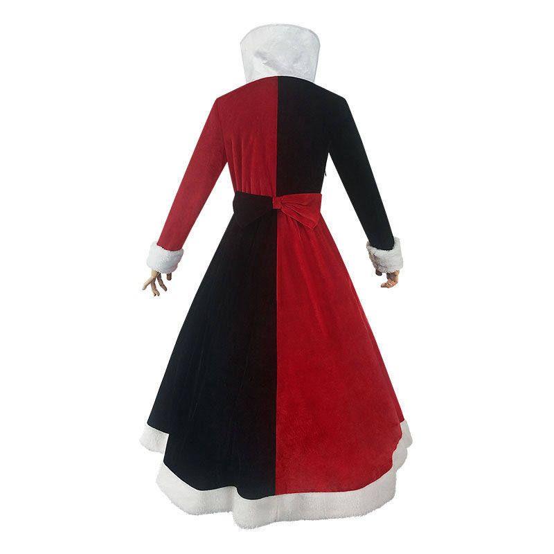 Queen of Hearts Cosplay Costume Alice In Wonderland Red Queen European-Style Dress