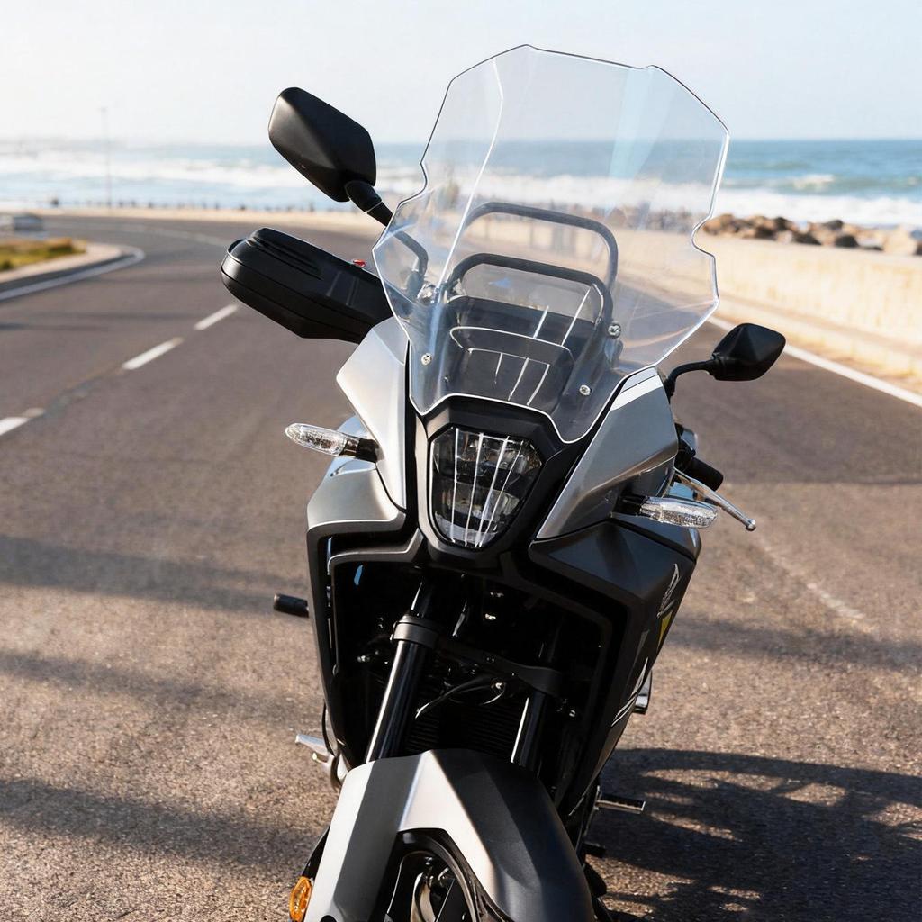 Honda NX400/NX500 Heightened Windshield Accessory - Thickened Transparent Front Shield