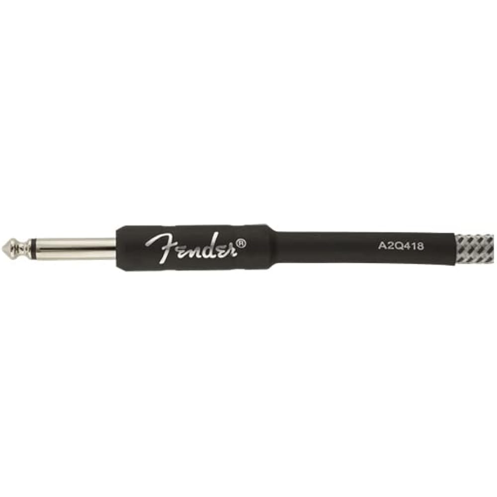Fender Shielded Cable Professional Series Instrument Cable, 15', White Tweed