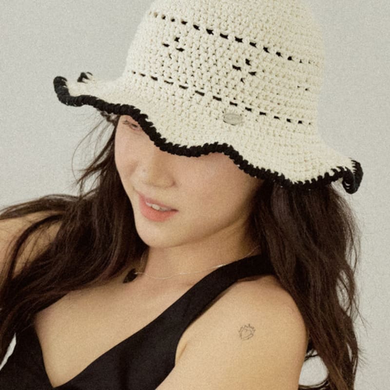 

Slowslowly №156 / Панама Lily с широкими полями _ Кремовый Cream