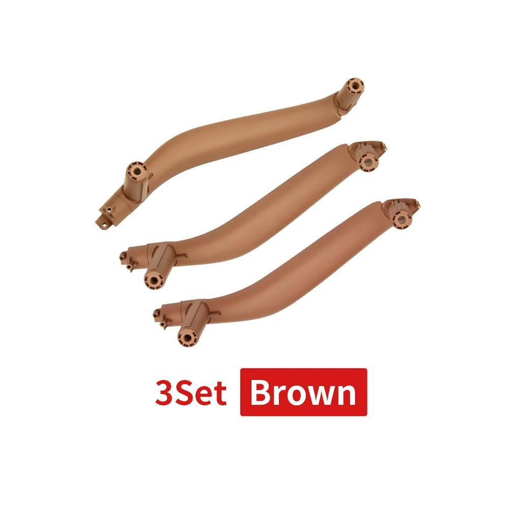 3Pcs LHD Car Interior Door ide Pull Handle Sets Replacement For BMW X5 X6 F15 F16 2014-2018