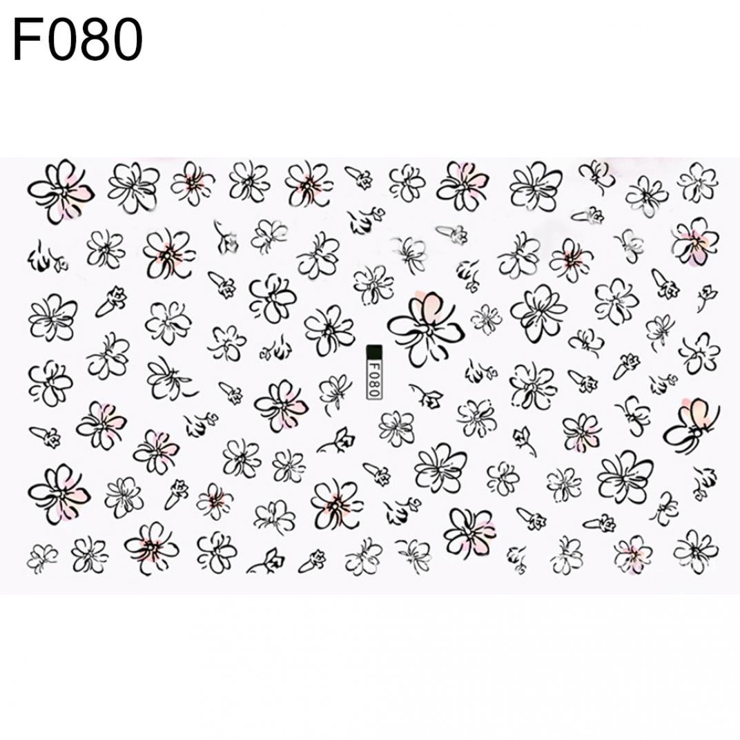 

1 лист мультфильм наклейка с изображением фламинго обертывания для ногтей искусство 3D DIY аксессуар модные наклейки