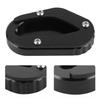 Motorcycle Side Stand Enlarge Pad Kickstand Extension Fit for TRIUMPH Bonneville T100   T120Black
