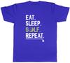 Eat Sleep Golf Repeat Unisexs TShirt Funny Hole in One Tee Gift