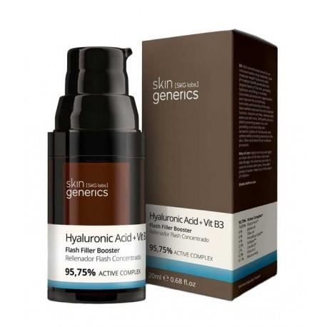 Sérum - SKIN GENERICS - BOOSTER FLASH EFFECT - Acide Hyaluronique - Vitamine B3 - 20 ml
