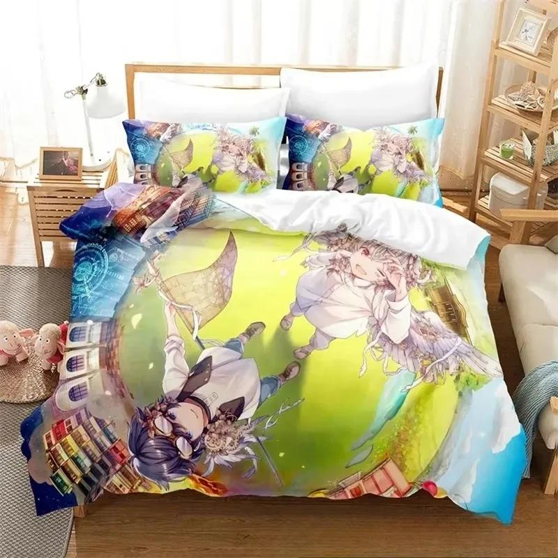 3D Print Anime After The Rain Bedding Set Boys Girls Twin Queen King Size Duvet Cover Pillowcase Bed Boys Adult