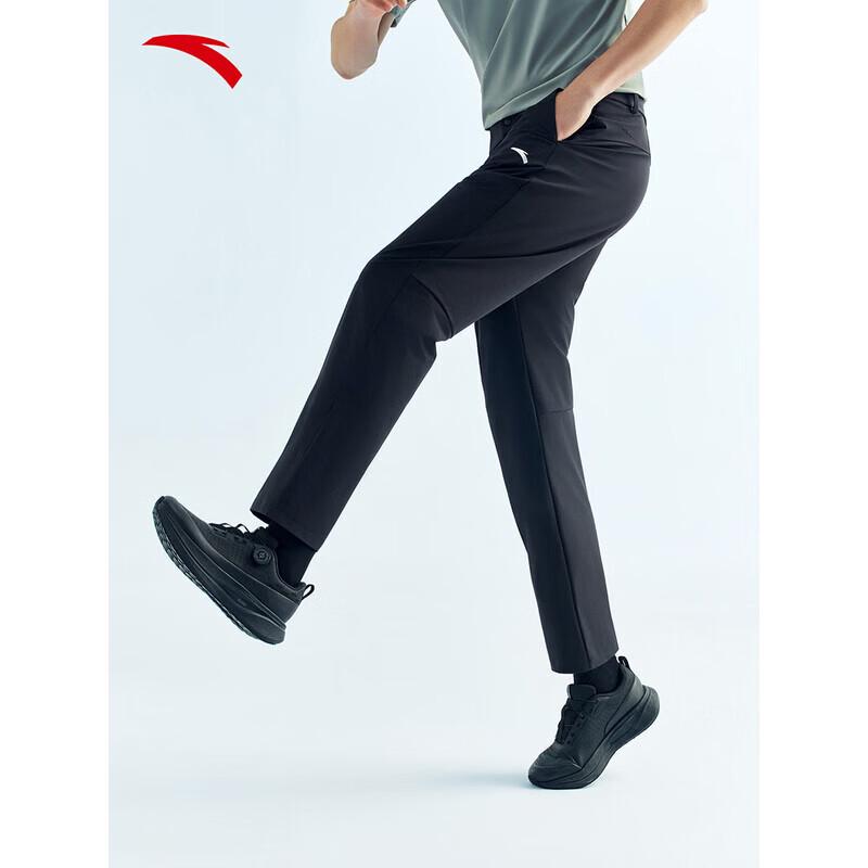 ANTA Men's Running & Training Woven Straight-Leg Pants