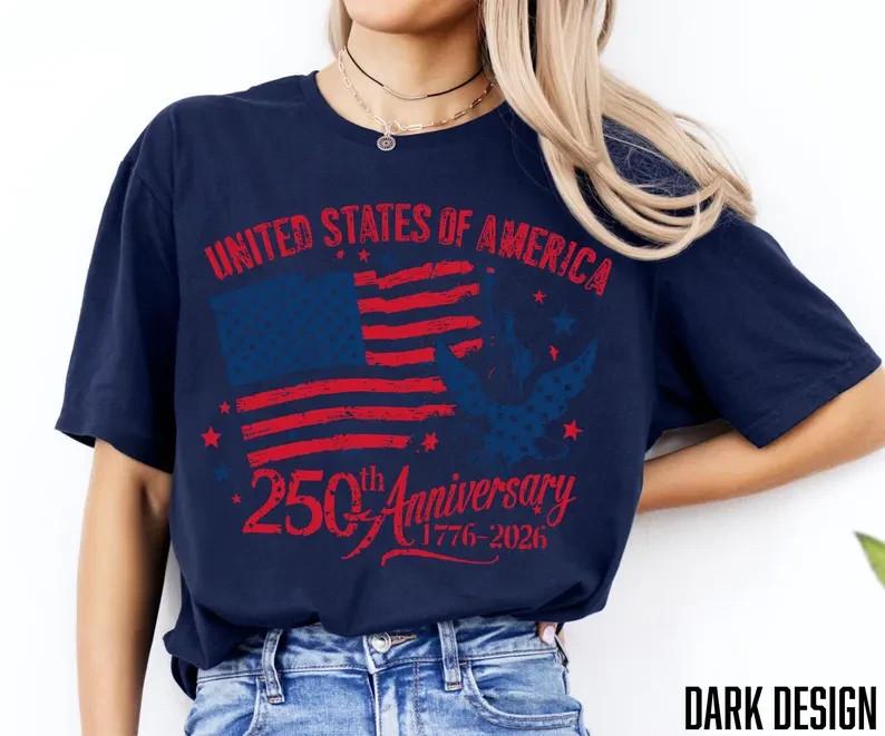 250th Anniversary USA Shirt 4th of July Shirt Unisex Unisex T-Shirt M