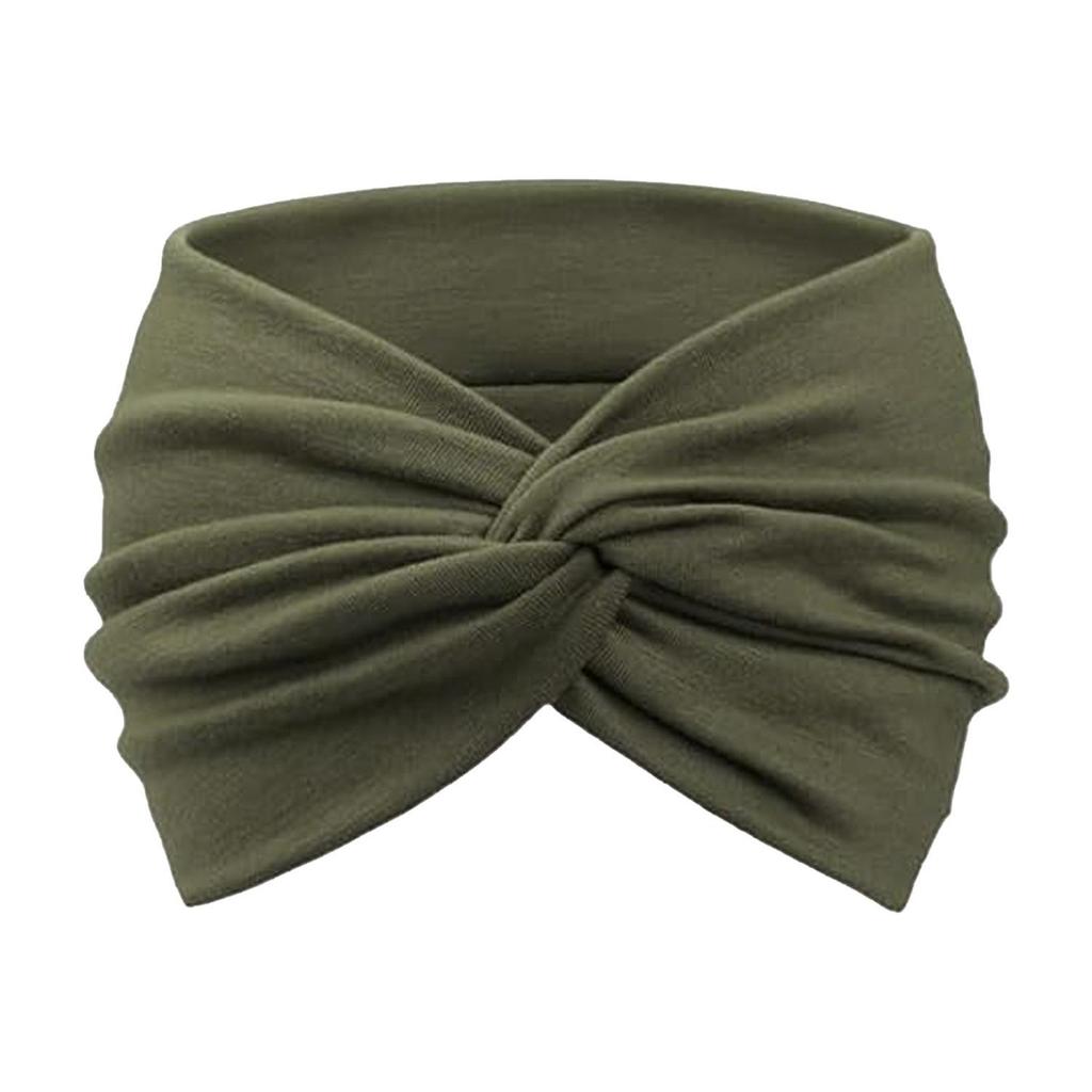 Bohemian Women's Wide Non-Slip Twisted Elastic Headband Scarf Hair Accessory